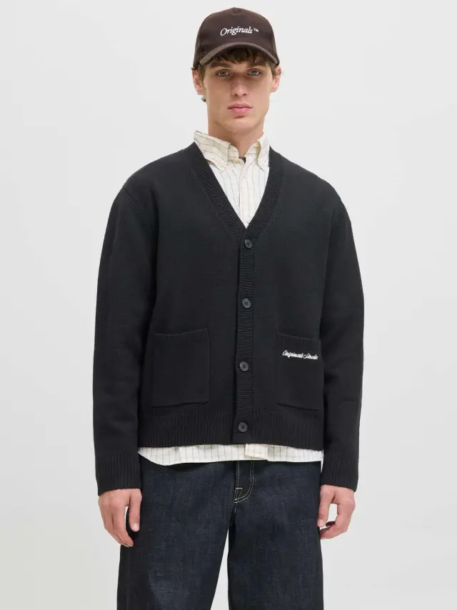JORNORREBRO KNIT CARDIGAN LN Black 2