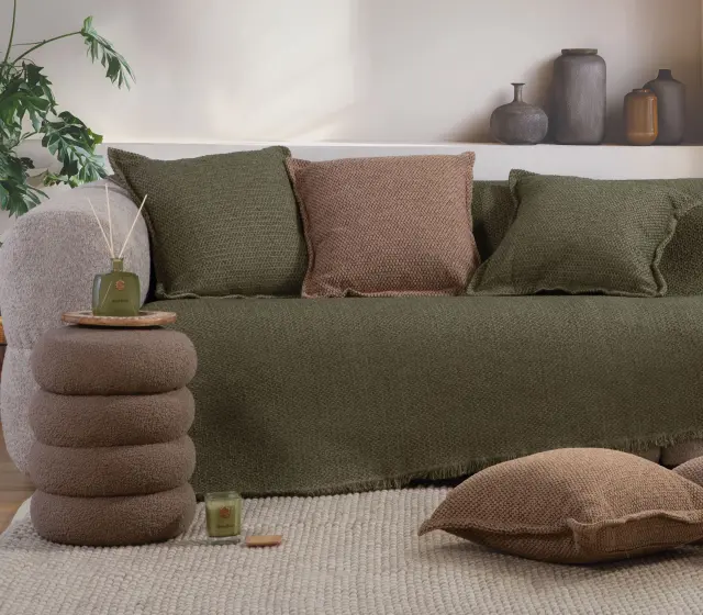 ΡΙΧΤΑΡΙ ΤΡΙΘΕΣΙΟΥ ΚΑΝΑΠΕ BROOKLYN 25 170X300 NEF-NEF HOMEWARE, 55% ΠΟΛΥΕΣΤΕΡΑΣ -23% ΑΚΡΥΛΙΚΟ -22% ΒΑΜΒΑΚΙ - GREEN (038958)
