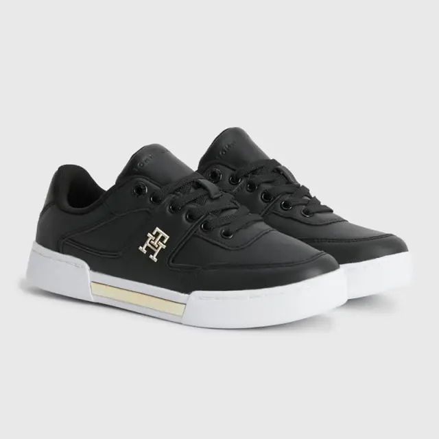 Tommy Hilfiger - Γυναικεία Sneakers Th Prep Court FW0FW06859-0GL Μαύρο - 41 2