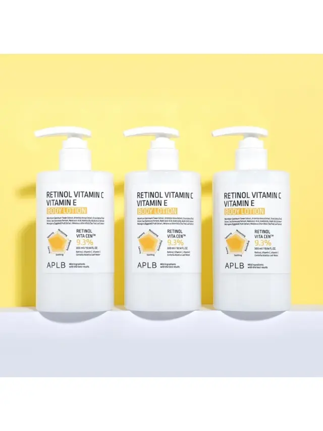 APLB Retinol Vitamin C Vitamin E Body Lotion - Λοσιόν Σώματος με Ρετινόλης, Βιταμίνη C & E για λάμψη & ανανέωση 2
