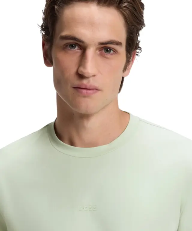 Hugo Boss - Ανδρικό T-shirt Tchup Relaxed Fit 50473278-384 Πράσινο Ανοιχτό - XL 2