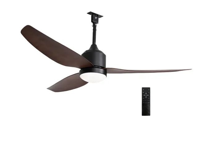 ΑΝΕΜΙΣΤΗΡΑΣ ΟΡΟΦ.IP44 30W Φ1,32m LED 22W ME ΤΗΛ/ΡΙΟ ABS ΠΤΕΡ.ΚΑΡΥΔΙΑ