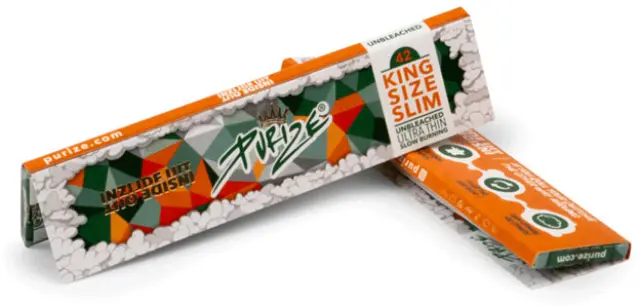 Purize Χαρτάκια Ακατέργαστο - «Inside Out» King Size Slim 32φ.