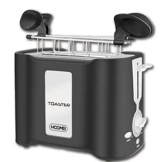 Φρυγανιέρα 2 Θέσεων 850W Hoomei HM-5960 Μαύρη