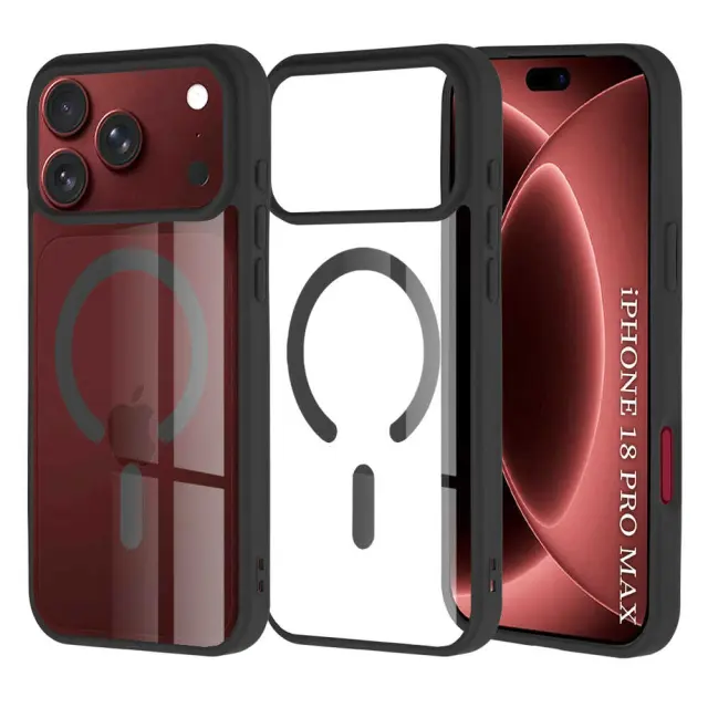 Techsuit - MagSafe Pro - iPhone 18 Pro Max / iPhone 17 Pro Max - Black