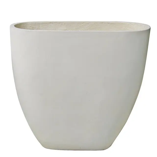 Γλάστρα Λευκό Τσιμέντο 76x37x71cm