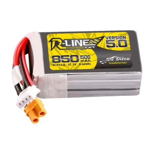 Tattu R-Line V5 Μπαταρία Li-Po 11.1V 850mAh 150C 3S XT30 για Drone