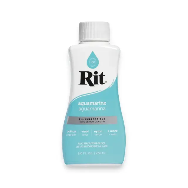 RIT DYE Liquid All-Purpose Βαφή Υφασμάτων – Aquamarine 236ml