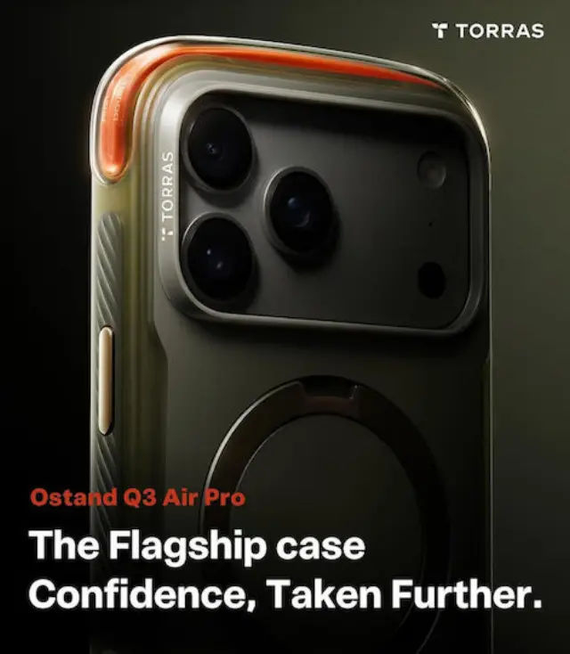 Torras Ostand Q3 Air Pro, alpine marble white - iPhone 18 Pro 2