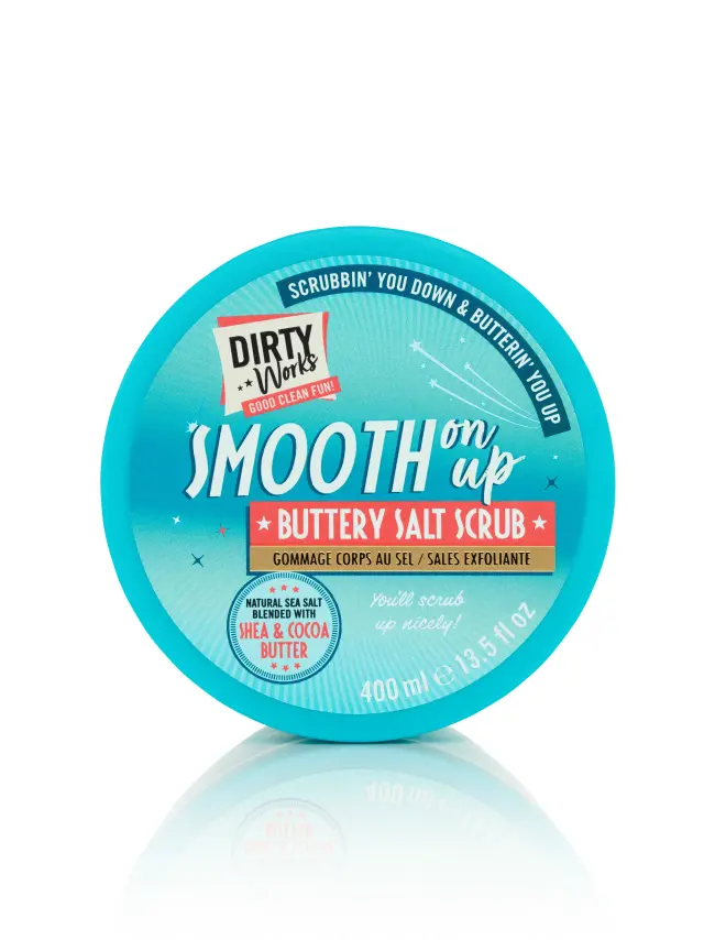 Dirty Works Smooth On Up Buttery Salt Scrub 400ml 2