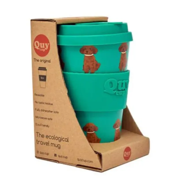 Quy Cup Επαναχρησιμοποιούμενο Ποτήρι (R-Pet) 400ml: Whiskey, the dog 2