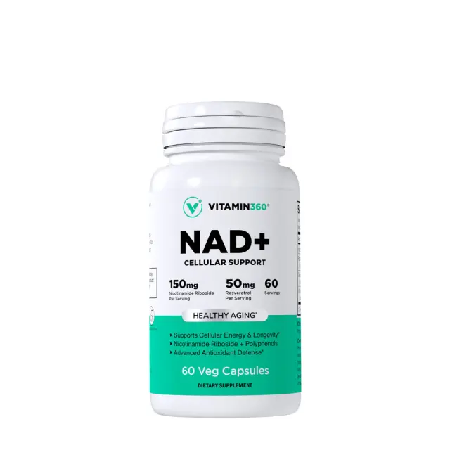 Vitamin360 NAD+ 60 Veg Capsules
