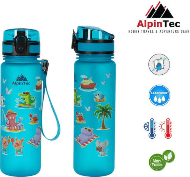 AlpinPro Παγούρι Aqua Ζωάκια 500ml Kids