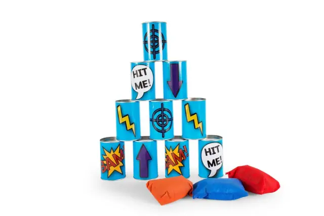 BS Toys Παιχνίδι Στόχου Τενεκεδάκια Blue (3+ ετών) GA131