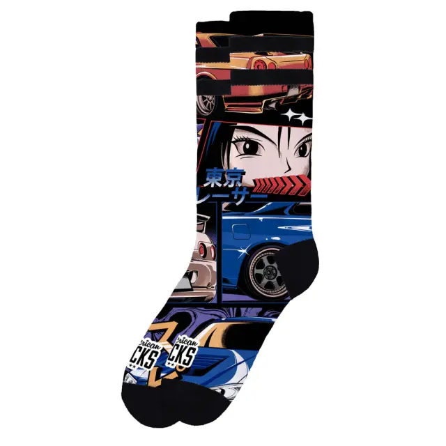 American Socks Tokyo Drift Mid High Signature Κάλτσες Streetwear Unisex - 37-41 (S/M)