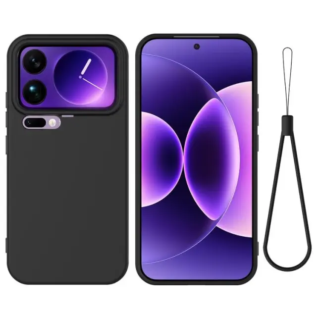 Solid Color Θήκη για Xiaomi 17 Pro Max-Black OEM