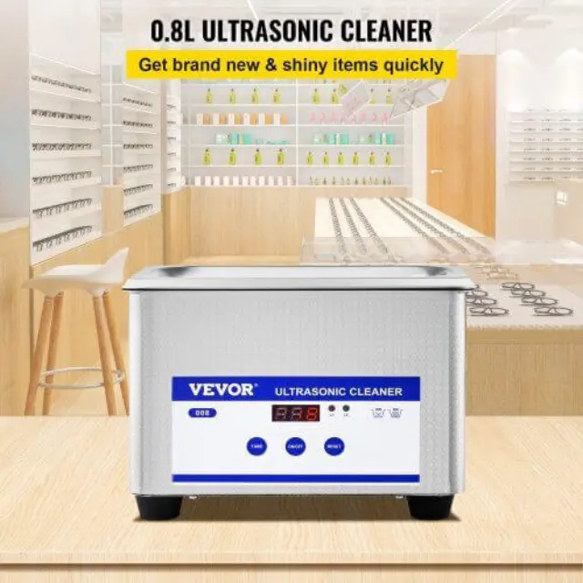 Καθαριστής Υπερήχων Vevor 800ml Inox με Ψηφιακό Χρονοδιακόπτη 3