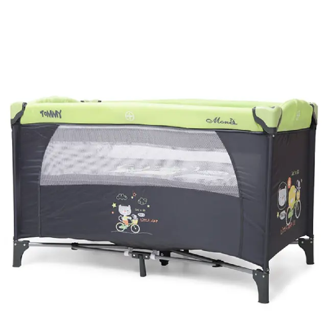 MONI - Folding cot Tommy green - 3800146246631
