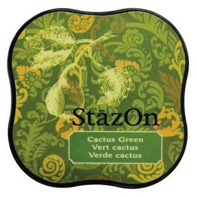 Μελάνι Ανεξίτηλο για σφραγίδες, Stazon Cactus Green
