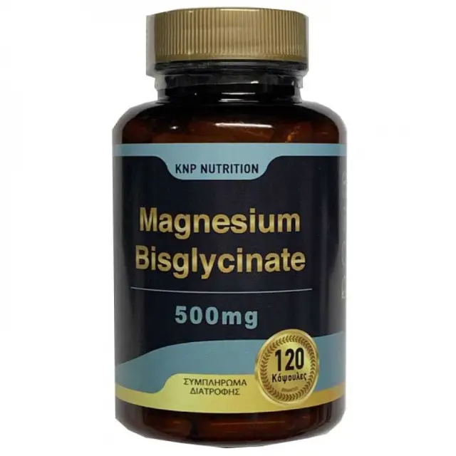 KNP Nutrition Magnesium Bisglycinate 500mg 120 caps