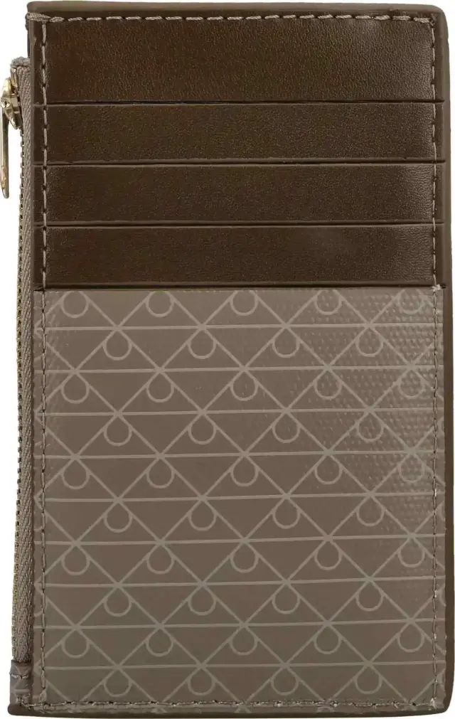 Calvin Klein Γυναικεία Μικρή Θήκη Καρτών Emblem AOP Desert Taupe 3