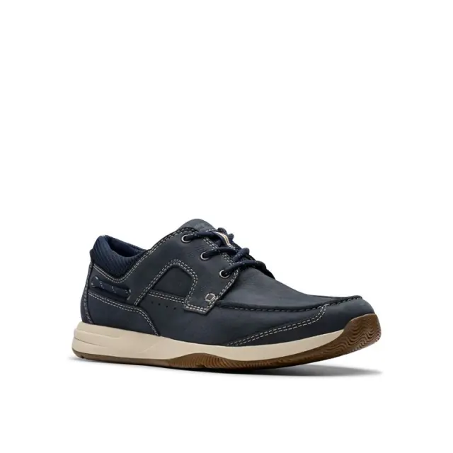 Clarks Sailview Lace Navy Navy Nubuck - 43 3