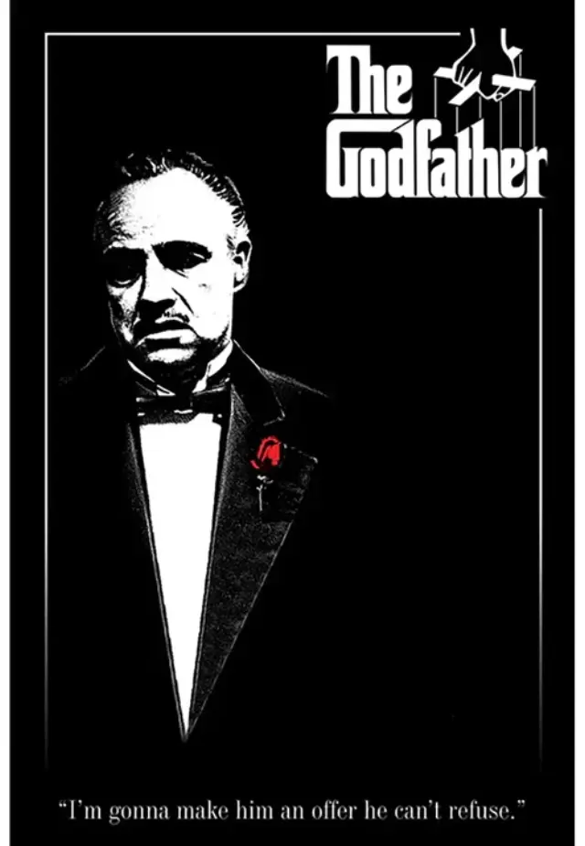 Αφίσα Godfather Red Rose 61 X 91,5εκ - PP30558