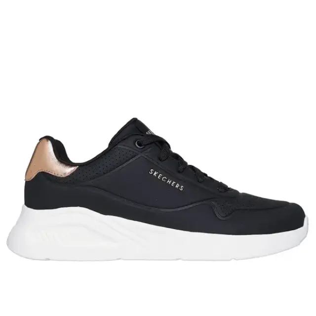 Sneakers Uno Lite Skechers νατομικά Μαύρα - 36