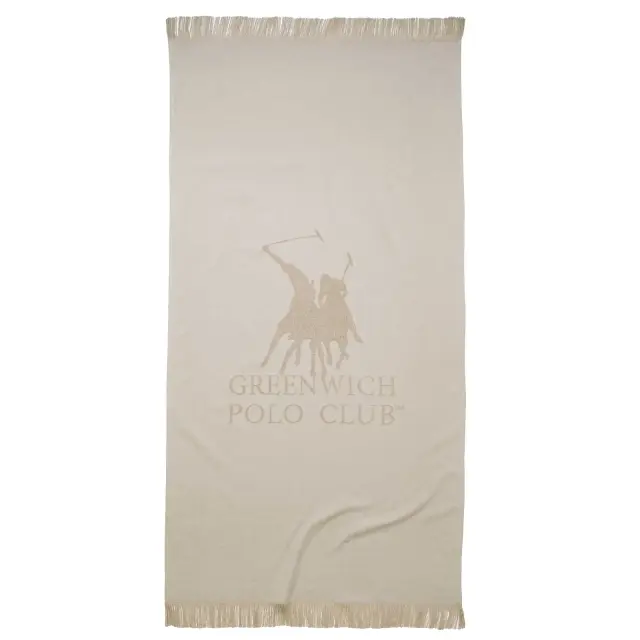 Πετσέτα Θαλάσσης 80Χ170 Βαμβακερή Essential Greenwich Polo Club 3780 Σπαγγί