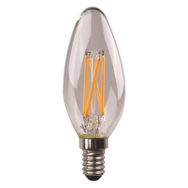 Λαμπτήρας LED filament κερί 6,5W E14 6500K Eurolamp