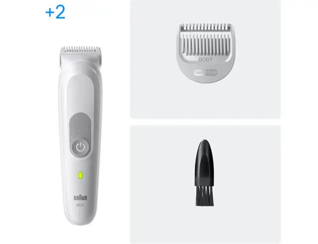 Επαναφορτιζόμενη Ξυριστική Μηχανή Braun Bodygroomer Series 3 BG3500 με τεχνολογία SkinGuardBG3500 3