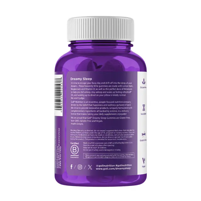 Goli Dreamy Sleep Gummies 3