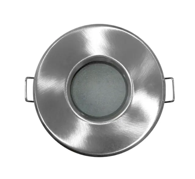 ΣΠΟΤ MR16/GU10 ΑΛΟΥΜINIOY ΣΤΡΟΓΓΥΛΟ ΣΤΑΘΕΡΟ 12V IP65 ΣΑΤΙΝΕ