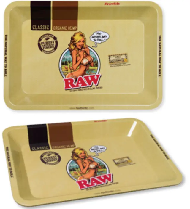 Raw Rolling Tray Δίσκος «Raw Girl» Mini (18x12cm)