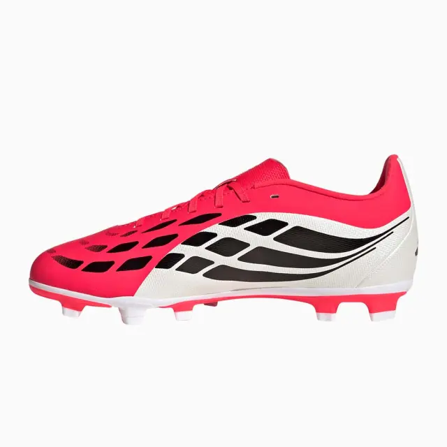 adidas Performance Kids Predator Club FG/MG J Άσπρο - Κόκκινο JS0370 (adidas Performance) 2