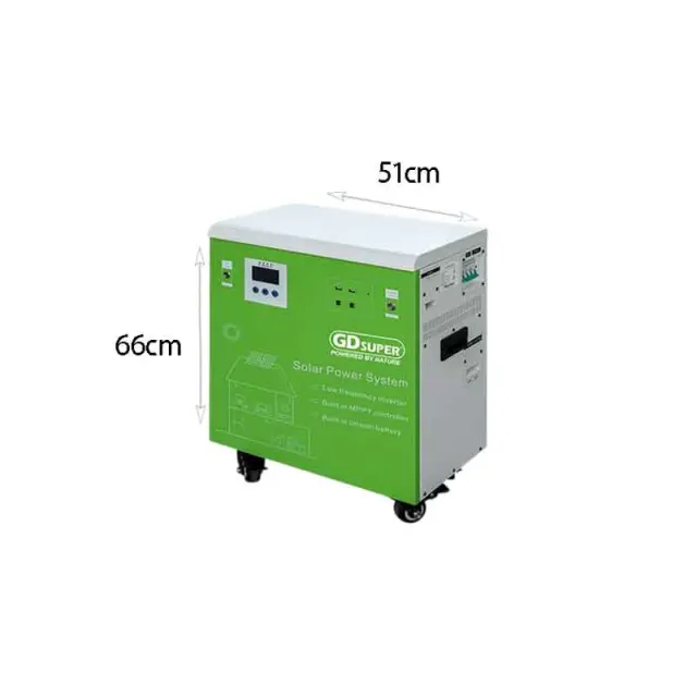 Ηλιακό Σύστημα Ενέργειας 3000W με Inverter Χαμηλής Συχνότητας & MPPT - 3000W Solar Power System with Low Frequency Inverter & MPPT 0234080 3