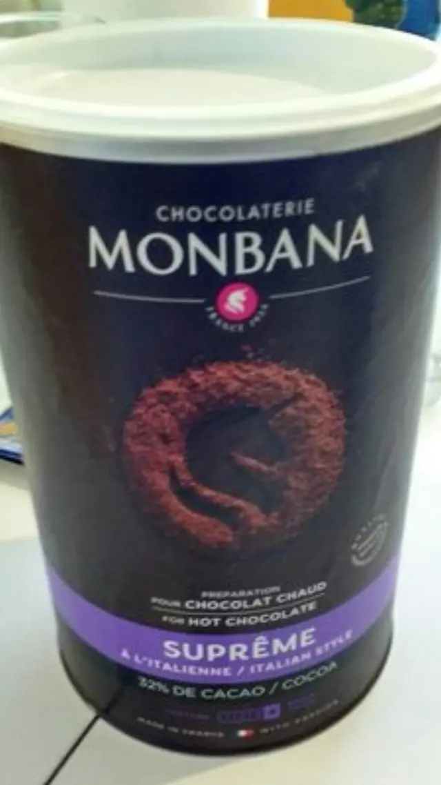 Monbana Supreme Ρόφημα Σοκολάτας 1kg