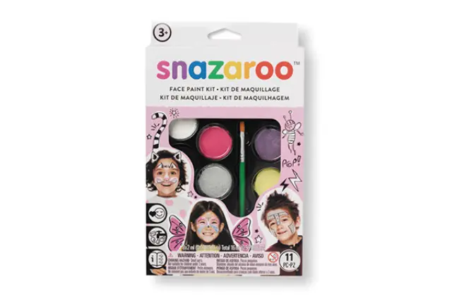 Snazaroo - Face paint kit 10 Parts AND Idea Book (791001)