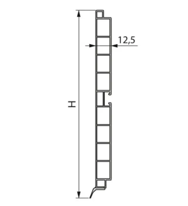 ΜΠΑΖΑ ΚΟΥΖΙΝΑΣ EMUCA ΑΝΘΡΑΚΙ 3900ΜΜ 100mm 2