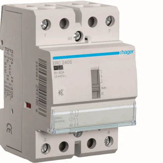 Humfree Override Cont 40 A, 2NO, 230 V