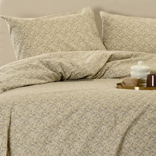 Melinen Home Σεντονι (Σετ 3 Τεμ.) 180Χ200+32 Elsa Beige Winter Line Mini 180Χ200+32cm+53X72cm