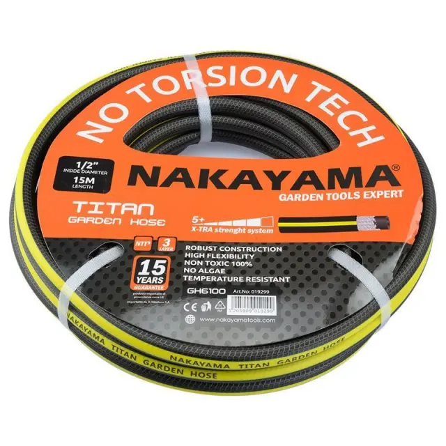 NAKAYAMA GH6100 - NAKAYAMA GH6100 Λάστιχο ΤΙΤΑΝ 3 Επιστρώσεις 15m,1/2" (019299) 2