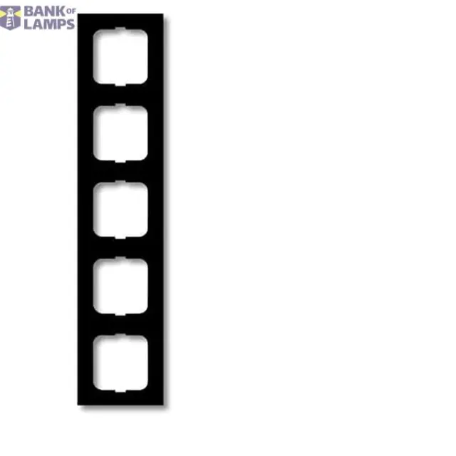 1725-181K Cover Frame 5gang(s) anthracite - future linear