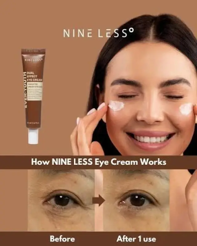 NINE LESS Ever-youth Dual Effect Eye Cream - Φόρμουλα διπλής δράσης για άμεσο Lifting + μακροχρόνια φροντίδα των ρυτίδων 20ml 3