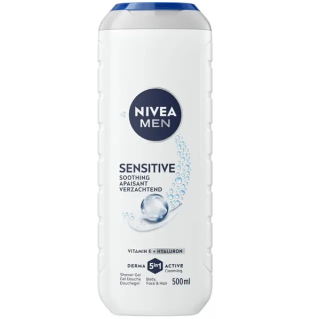 Nivea Men Sensitive Soothing Shower Gel Ανδρικό Αφρόλουτρο 500ml