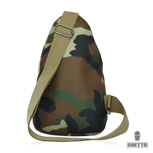 Ghetto Camo Sling Bag – Compact Crossbody Chest Bag | Urban Streetwear Style 3