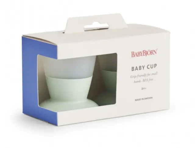 BABYBJÖRN Baby Cup, 2-pack Powder green 7317680721617 2