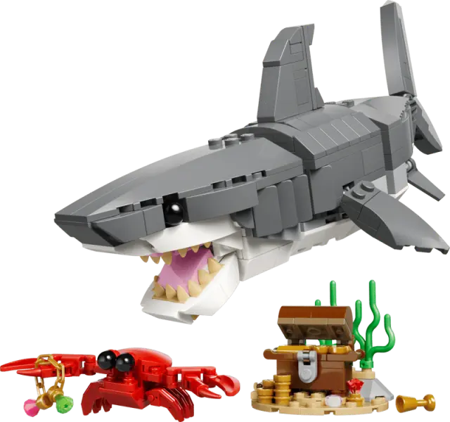 LEGO® Creator 3-in-1 Fierce Shark with a Treasure Chest για 8+ Ετών 379τμχ - 31381