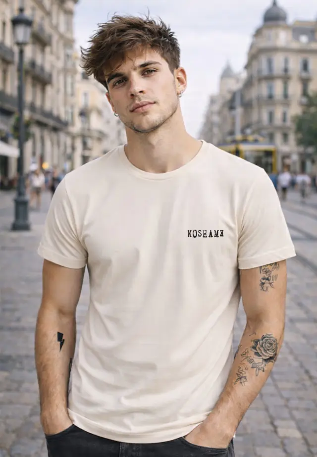 T-shirt Noshame® Off-white με τύπωμα - 142621 - XXL 2