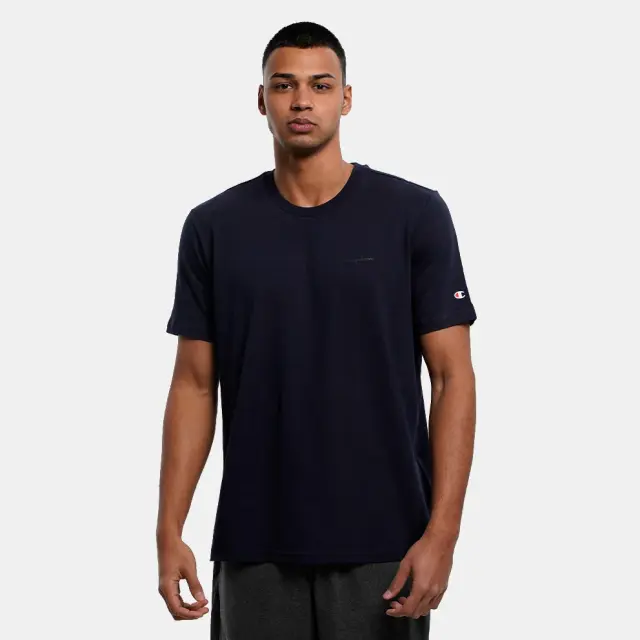 CHAMPION CREWNECK T-SHIRT ΜΠΛΟΥΖΑ ΑΝΔΡΙΚΗ NAVY 3